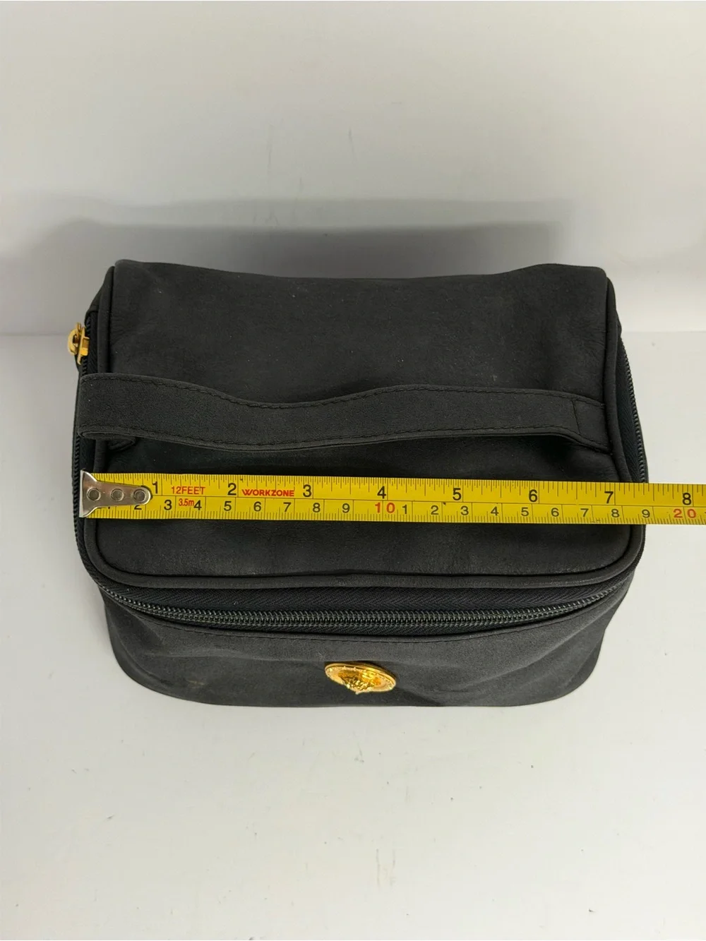 Gianni Versace Vintage Cosmetic Leather Bag